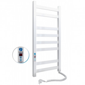 Электрический полотенцесушитель Navin Авангард правый 360х800 digital таймер углеродистая сталь белый 12-028052-3680