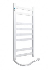 Электрический полотенцесушитель Navin Авангард левый 360х800 углеродистая сталь белый 12-028150-3680