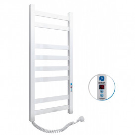Электрический полотенцесушитель Navin Авангард левый 360х800 digital таймер углеродистая сталь белый 12-028152-3680