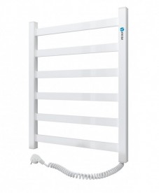 Электрический полотенцесушитель Navin Авангард правый 480х600 с терморегулятором углеродистая сталь белый 12-028051-4860