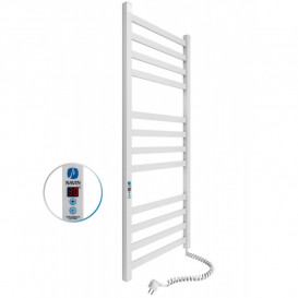 Электрический полотенцесушитель Navin Авангард правый 480х1200 digital таймер углеродистая сталь белый 12-028052-4812