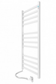 Електричний полотенцесушитель Navin Авангард лівий 480х1200 digital таймер вуглецева сталь білий 12-028152-4812