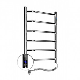 Электрический полотенцесушитель Navin Блюз 480х600 правый Digital сенсор с таймером нержавеющая сталь хром 10-006033-4860