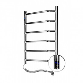 Рушникосушарка електрична Navin Блюз 480х600 ліва Digital сенсор з таймером нержавіюча сталь хром 10-006133-4860