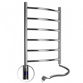 Электрический полотенцесушитель Navin Камелия 480х600 правый сенсор с таймером нержавеющая сталь хром 10-007033-4860