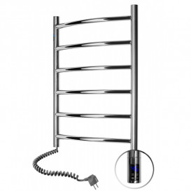 Электрический полотенцесушитель Navin Камелия 480х600 левый сенсор с таймером нержавеющая сталь хром 10-007133-4860
