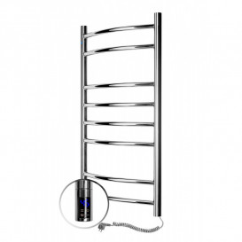 Электрический полотенцесушитель Navin Камелия 480х800 правый сенсор с таймером нержавеющая сталь хром 10-007033-4880