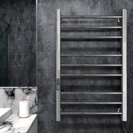 Электрический полотенцесушитель Navin Классик Квадро 500х800 Digital правый нержавеющая сталь хром 10-016052-5080