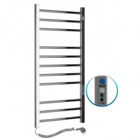 Электрический полотенцесушитель Navin Классик Квадро 500х1000 Digital левый нержавеющая сталь хром 10-016152-5010