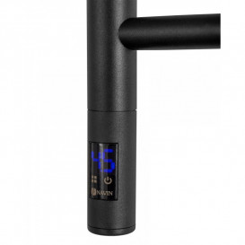 Электрический полотенцесушитель Navin Камелия 480х800 левый сенсор с таймером окрашенная сталь черный муар 12-207133-4880