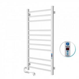 Электрический полотенцесушитель Navin Классик Квадро 500х1000 Digital левый окрашенная сталь белый 12-116152-5010
