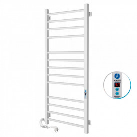 Рушникосушарка електрична NAVIN Класик Квадро 500х1200 Digital ліва пофарбована сталь білий 12-116152-5012