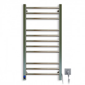 Электрический полотенцесушитель NAVIN Класcик Квадро 500х1000 Sensor подключение справа таймер хром 10-016053-5010