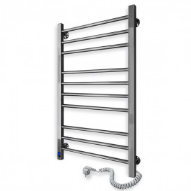 Электрический полотенцесушитель NAVIN Класcик Квадро 500х1000 Sensor подключение справа таймер хром 10-016053-5010