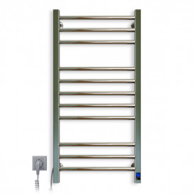Электрический полотенцесушитель NAVIN Класcик Квадро 500х1000 Sensor подключение слева таймер хром 10-016153-5010