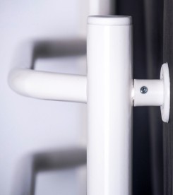 Электрический полотенцесушитель Navin Камелия правый 360х800 с терморегулятором углеродистая сталь белый 12-007031-3680