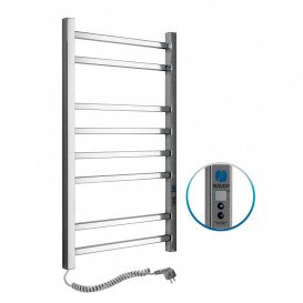 Электрический полотенцесушитель Navin Loft 500х800 Digital левый нержавеющая сталь хром 10-043152-5080