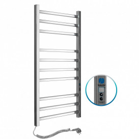 Электрический полотенцесушитель Navin Loft 500х1000 Digital левый нержавеющая сталь хром 10-043152-5010