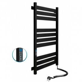 Электрический полотенцесушитель Navin Largo 500х1000 Digital правый окрашенная сталь черный муар 12-244052-5010
