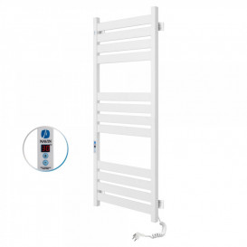 Электрический полотенцесушитель Navin Largo 500х1200 Digital правый окрашенная сталь белый бархат 12-844052-5012
