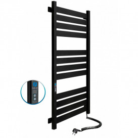 Электрический полотенцесушитель Navin Largo 500х1200 Digital правый окрашенная сталь черный муар 12-244052-5012
