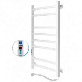Электрический полотенцесушитель Navin Loft 500х800 Digital правый окрашенная сталь белый 12-143052-5080
