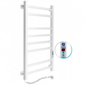 Рушникосушарка електрична NAVIN Loft 500х800 Digital ліва пофарбована сталь білий 12-143152-5080