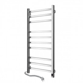 Электрический полотенцесушитель NAVIN Loft 500х1000 Sensor подключение слева таймер хром 10-043153-5010