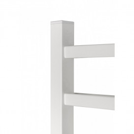 Электрический полотенцесушитель NAVIN Loft 500х800 Sensor подключение слева таймер белый бархат 12-143153-5080