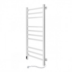 Электрический полотенцесушитель NAVIN Loft 500х1000 Sensor подключение справа таймер белый бархат 12-143053-5010