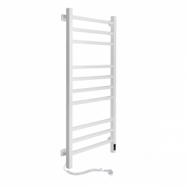 Электрический полотенцесушитель NAVIN Loft 500х1000 Sensor подключение слева таймер белый бархат 12-143153-5010