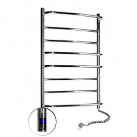 Электрический полотенцесушитель Navin Омега 530х800 правый сенсор с таймером нержавеющая сталь хром 10-015033-5380