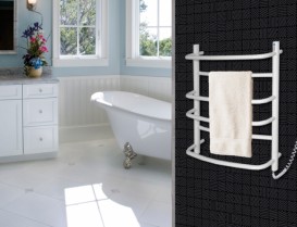 Електричний полотенцесушитель Navin Омега 530х800 мм правий c терморегулятором 12-015031-5380