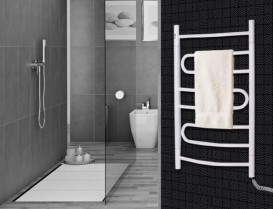 Электрический полотенцесушитель Navin Пируэт 480х800 мм поворотный правый 12-021030-4880