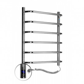 Электрический полотенцесушитель Navin Симфония 480х600 правый сенсор с таймером нержавеющая сталь хром 10-009033-4860