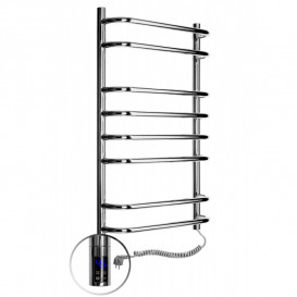 Рушникосушарка електрична Navin Симфонія 480х800 права сенсор з таймером нержавіюча сталь хром 10-009033-4880