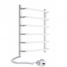 Электрический полотенцесушитель Navin Симфония Квадро 480х600 мм левый с терморегулятором 12-009151-4860