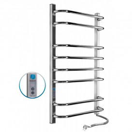 Электрический полотенцесушитель Navin Симфония Квадро правый 480х800 digital таймер нержавеющая сталь 10-009052-4880
