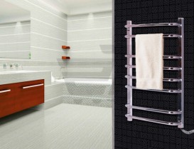 Електричний полотенцесушитель Navin Симфонія Квадро лівий 480х800 digital з таймером нержавіюча сталь 10-009152-4880