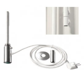 Электрический полотенцесушитель скрытого подключения Scirocco Laguna хром LAG 08x50E+KTE CR 50x700