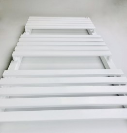 Електричний полотенцесушитель Terma Quadrus Slim 45х87 см білий матовий WLQUS087045 / 9016 / ONE