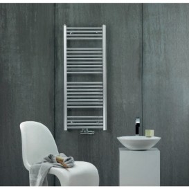 Електричний полотенцесушитель Zehnder Aura 750W стаціонарний білий PBEZ-120-50-MQ-HID