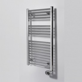 Электрический полотенцесушитель Zehnder Aura 200W с программируемым тэном хром PBECZ-090-50-MQ-SC