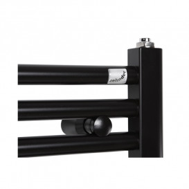 Электрический полотенцесушитель Zehnder Aura 750W с программируемым тэном  черный матовый с/п PBEBZ-120-050-MQ-SC