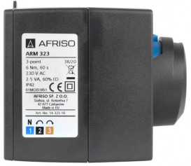 Электрический привод Afriso ARM 323 ProClick 3 точки  230В АС 60 сек 6Нм 1432310