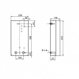 Електричний проточний водонагрівач Bosch TR1100 24 B білий 7736504688