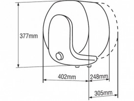 Электрический водонагреватель Tesy BiLight Compact монтаж над мойкой 15 л BiLight compact 15 A