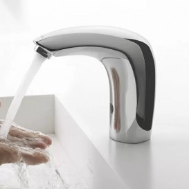 Электронный кран для раковины Tres Trestronic одноструйный c инфракрасным датчиком хром 19260603