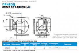 Электропривод Esbe 98 230В 60 сек 2 точки 12052600