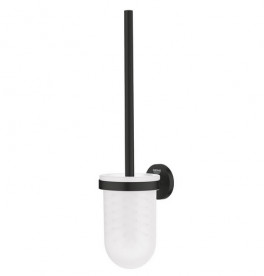 Ершик для унитаза Grohe Essentials матовое стекло/металл черный матовый 1024682430